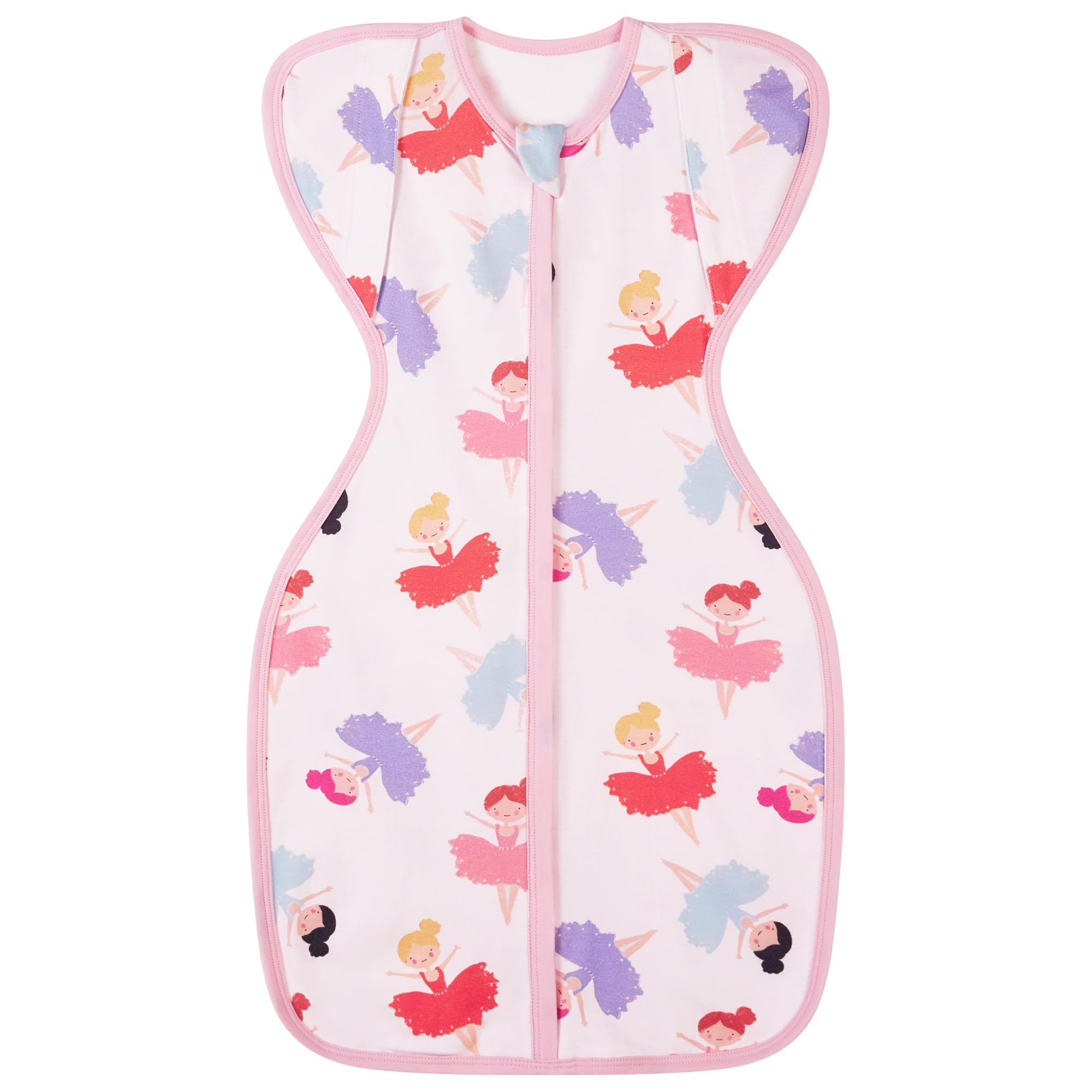 i-baby Schlafsack Baby 1 TOG, Pucksack Baby 0-3 Monate mit 2-in-1 Verstellbare Arme-Schlafsack mit Outlast® Technologie, Swaddelschlafsack mit Doppelreißverschlus für Neugeborene Baby