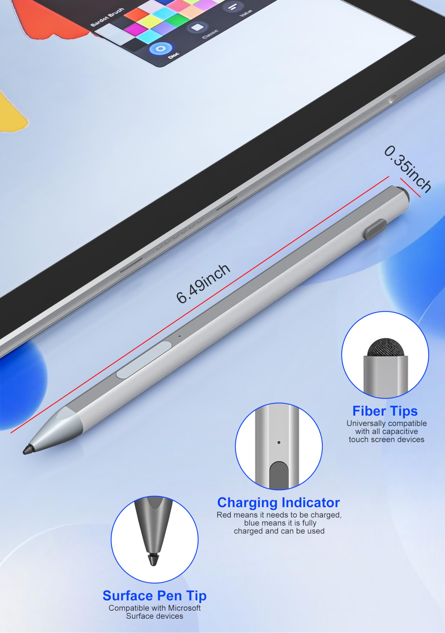 Microsoft - emp10　Microsoft Surface pen Amazon.com: Microsoft Surface Pen with Palm Rejection and