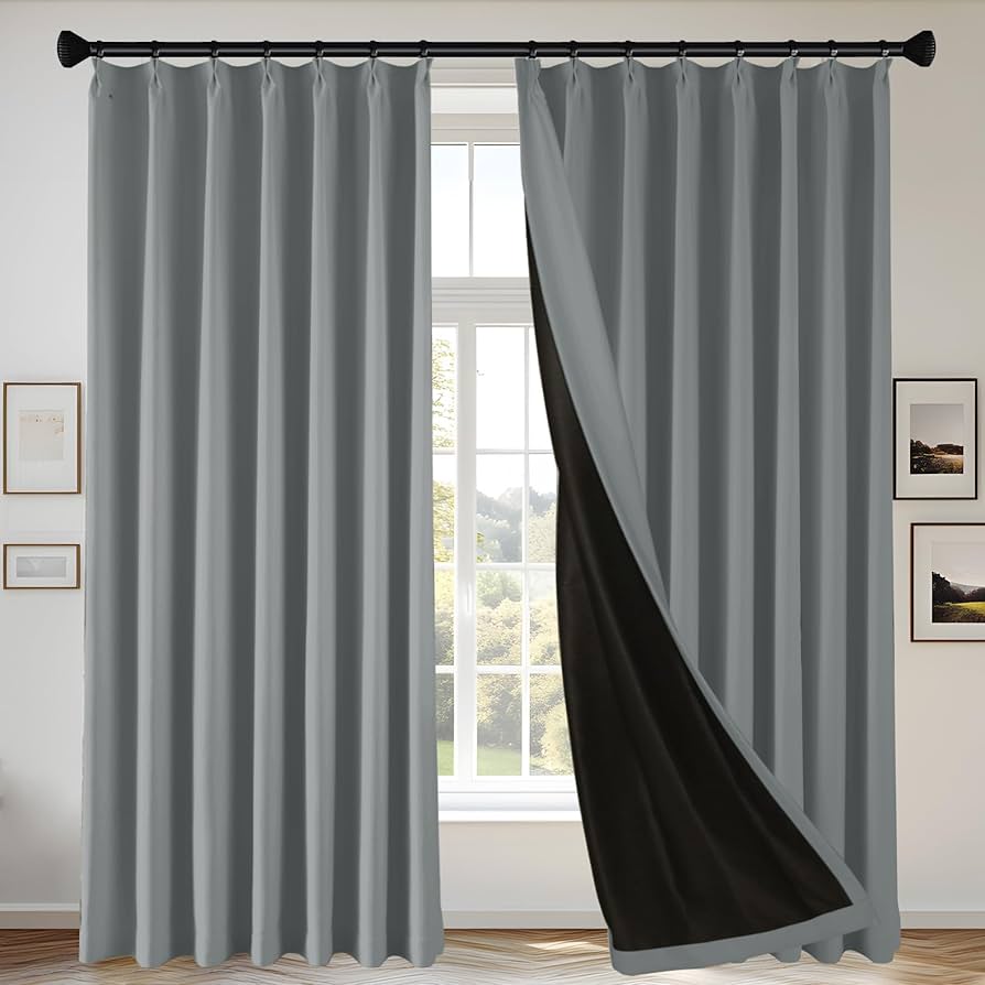 Amazon|璃Lien 完全遮光カーテン 2枚組 100%遮光 厚地で防寒 保温 冬 Amazon|璃Lien 完全遮光カーテン 2枚組 100%遮光 厚地で防寒 保温 冬