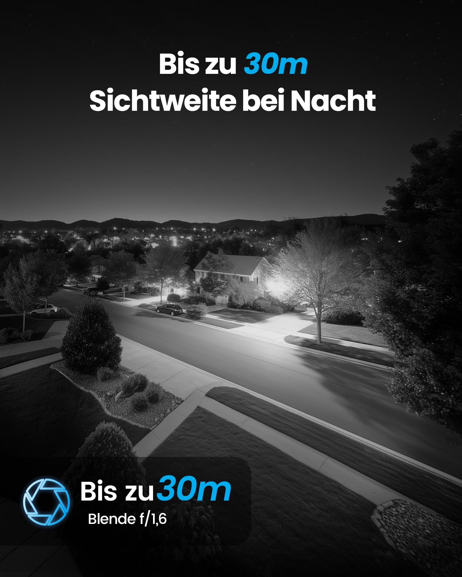 ZOSI 4K PoE PTZ Überwachungskamera Set Aussen, 4X Dome Kamera, 8CH 2TB NVR