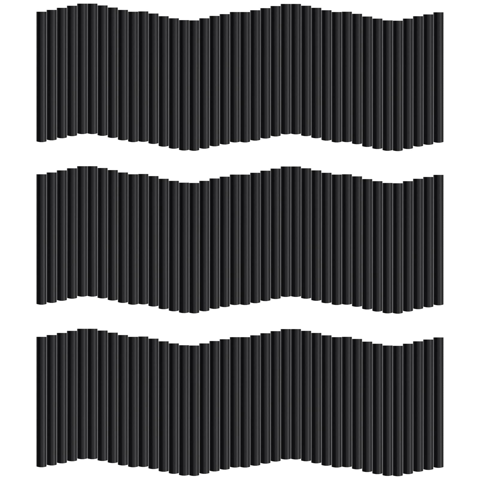 Gartful 120pcs Hot Glue Gun Wax Sticks, Hot Glue Mini Sticks 0.28" x 3.9", Hot Melt Glue Sticks for Art Craft Project, Home, Office, General Repair, Bonding, Sealing, DIY, Christmas Gift, Black