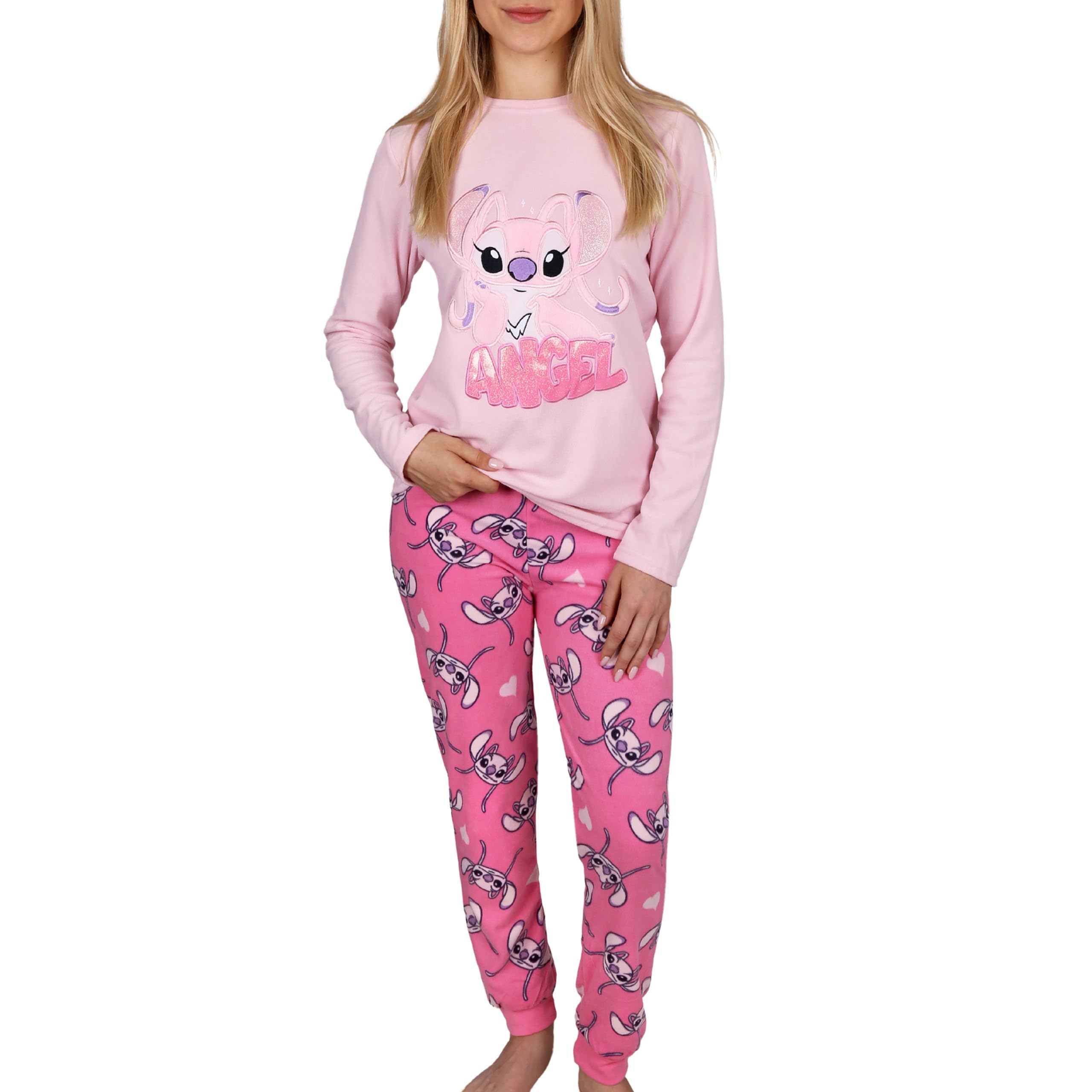 Pigiama Bambina SABOR In Cotone - Manica Lunga Rosa Chiaro 3-4 Anni