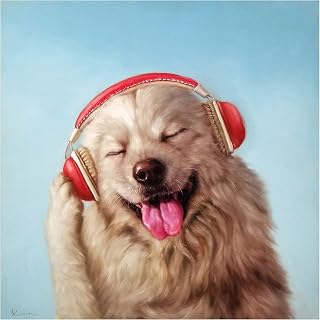 Trademark Fine Art 'Woof Jam' Canvas Art by Lucia Heffernan