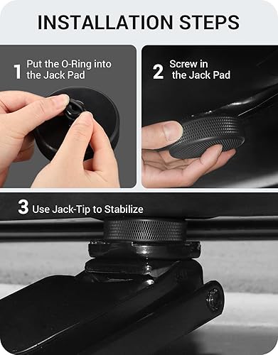 Miniatura 7 de BASENOR Tesla Pucks, herramienta adaptadora de almohadilla elevadora con material TPE accesorios para proteger y chasis, se adapta a Tesla Model