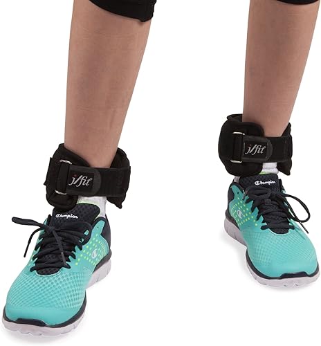 Miniatura 8 de JFIT Par de pesas para muñeca, juego de 2, correas de muñeca para fitness, caminar, entrenamiento, múltiples opciones de tamaño y peso, cómodas,