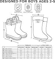 Vista 7 de Nickelodeon Botas de lluvia para niños con forro suave extraíble para nieve