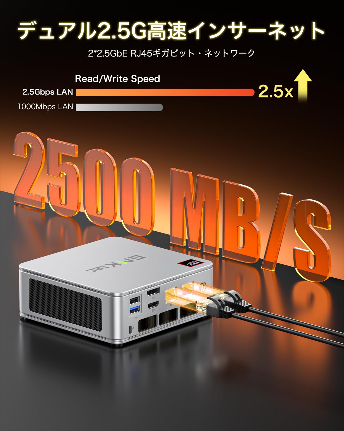 Amazon.co.jp: GMKtec ミニpc AMD Ryzen7 8845HS 64GB(32GB*2)+1TB