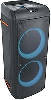 Rockville Rock Party 9: 1000W Portable Bluetooth Party Speaker w/ Dual 8" Woofers, Deep Bass, LED Lights & Karaoke Inputs