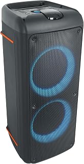 Rockville ROCK PARTY 9 1000W Portable Bluetooth Speaker w/ Dual 8" Woofers, Deep Bass, LED Lights, Karaoke & Guitar Inputs