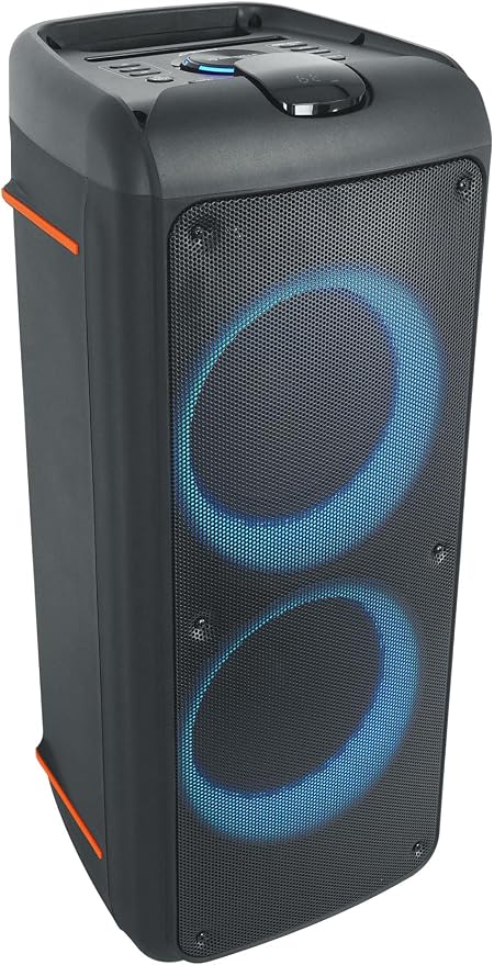 Rockville Rock Party 9 1000W Portable Bluetooth Speaker, Dual 8" Woofers, Deep Bass, LED Lights, Karaoke Mic/Guitar Inputs, for Parties and Outdoor Events