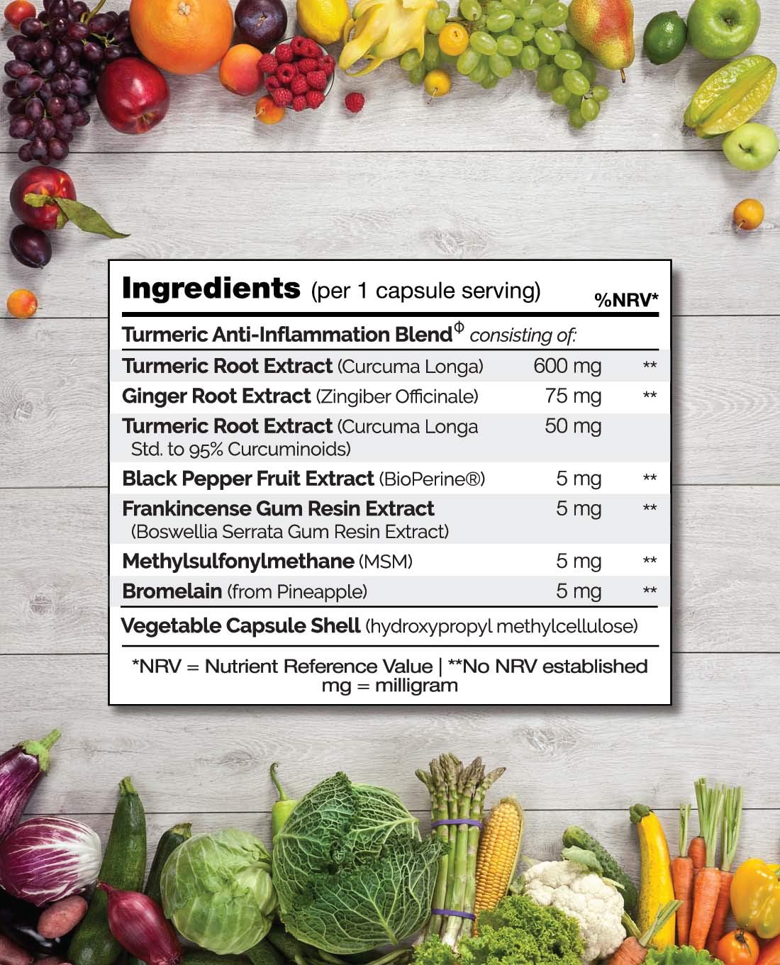 NATURELO Turmeric, Curcumin & Ginger Root with Black Pepper for Better Absorption, 95% Curcuminoids - Image 5