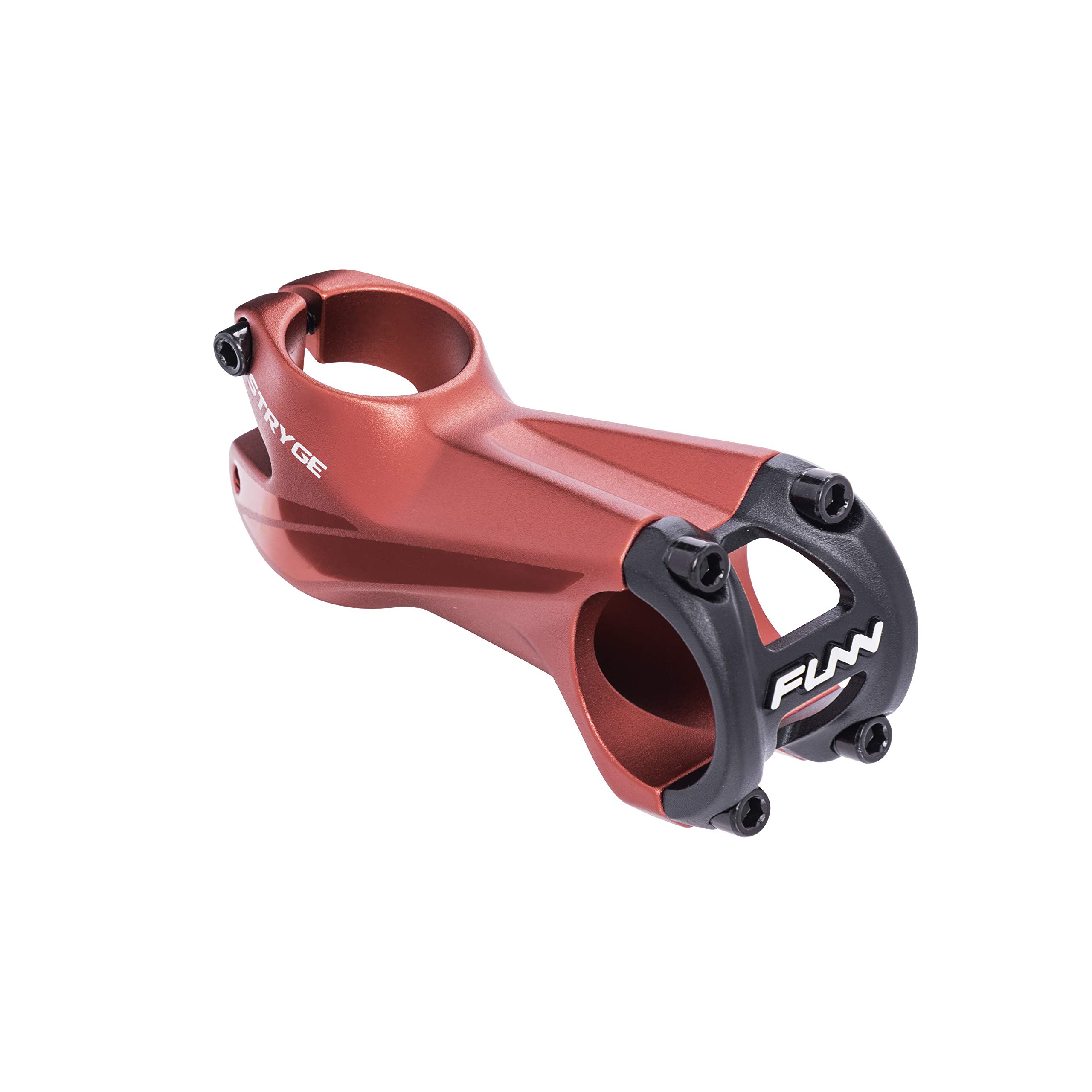 Funn Stryge Bike Riser Stem with 7 Degree - Length 80mm stem with 31.8mm Bar Clamp, Bike Stem for Mountain Bike, BMX Bike, Road Bike and Gravel Bike (Red)