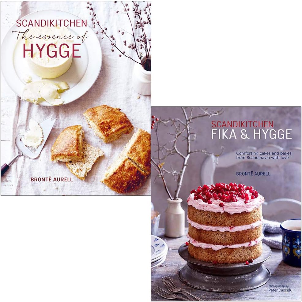 ScandiKitchen Collection 2 Books Set By Bronte Aurell (The Essence of Hygge, Fika and Hygge)