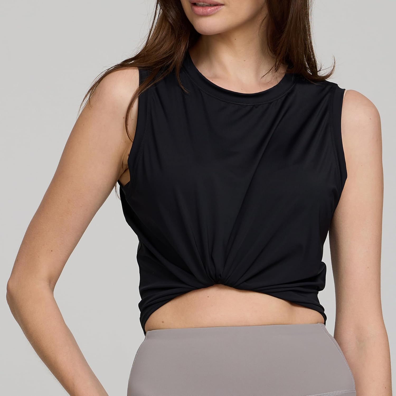 3 Pk Summer Tops Tank Top for Women Ice Silk Sleeveless Athletic Shirts for Running, Yoga, Gym, Tennis & Fitness Training - Image 3