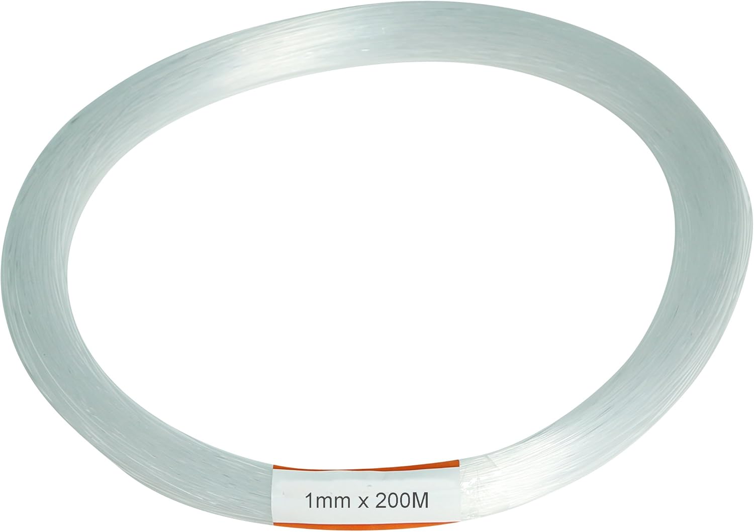 AMKI Plastic 2296ft(700Meter) 0.06in/1.5mm Diameter PMMA Fiber Optic Roll End Glow Cable for All Kind Led Star Ceiling Light Kit