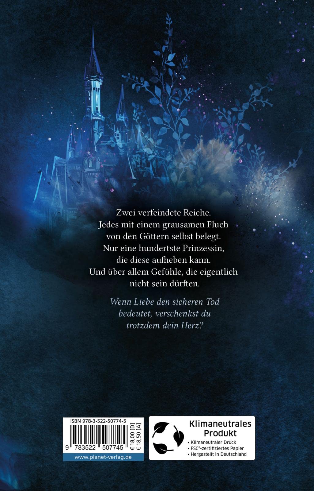 Midnight Princess 1: Wie die Nacht so hell: Magischer Fantasy-Liebesroman um eine verfluchte Liebe | Hochwertige Schmuckausgabe!