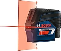 Vista 16 de BOSCH GCL100-80CG Láser de línea cruzada de haz verde de 100 pies y 12 V de conexión máxima, incluye batería de iones de litio de 2.0 Ah 12V