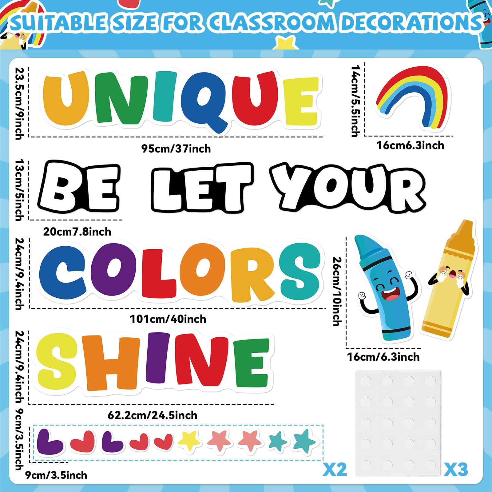 Snapklik.com : Gisgfim Classroom Bulletin Board Decoration Set Wall ...