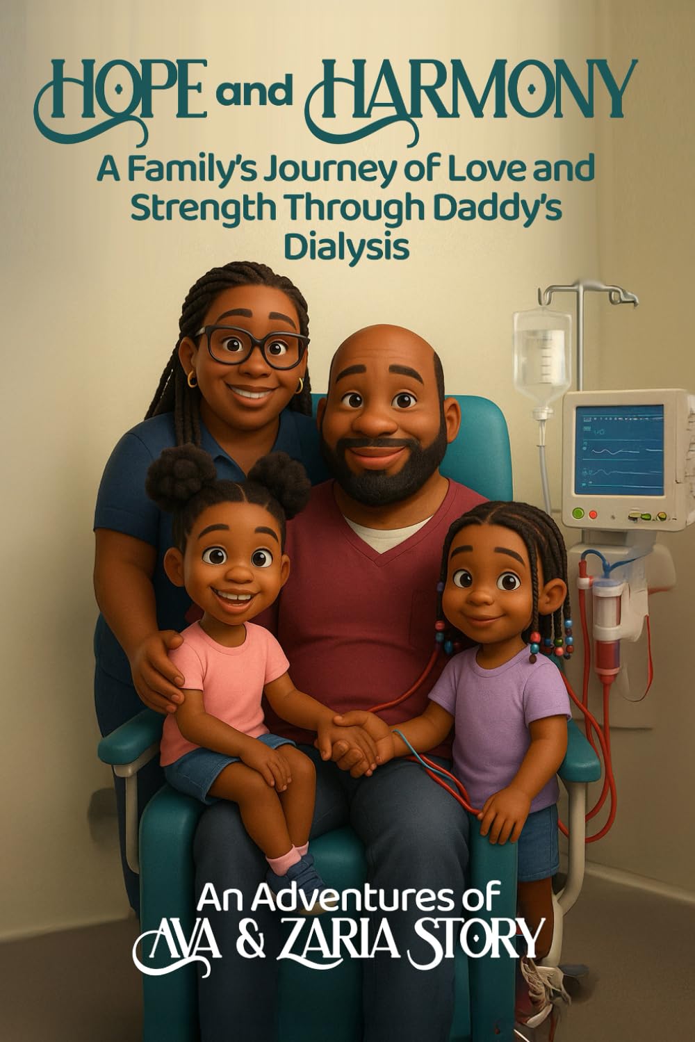 Hope and Harmony: A Family's Journey of Love and Strength Through Daddy's Dialysis (Adventures of Ava and Zaria)