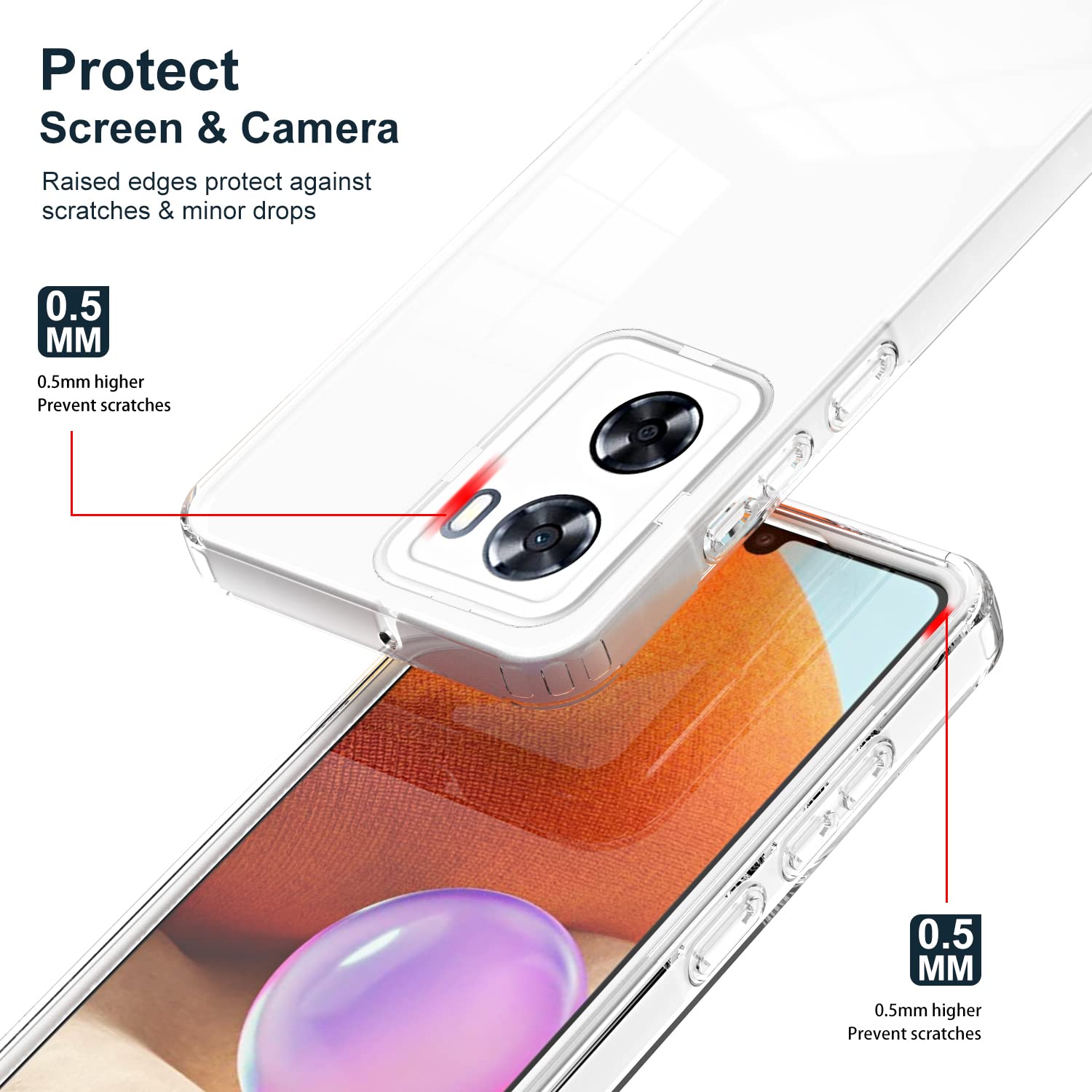 Cover per Oppo A77 Protettivo Custodia, Robusta, Antiurto