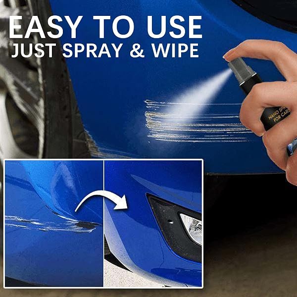 Nurafix Auto Spray Kratzer Entfernen,Quick Effect Coating Agent, Scratch Remover Auto,Auto-Beschichtungs-Sprays für Glanz & Schutz,Nurafix-autospray Auto Kratzer Entferner Remove All Scratches (1PC) - 5