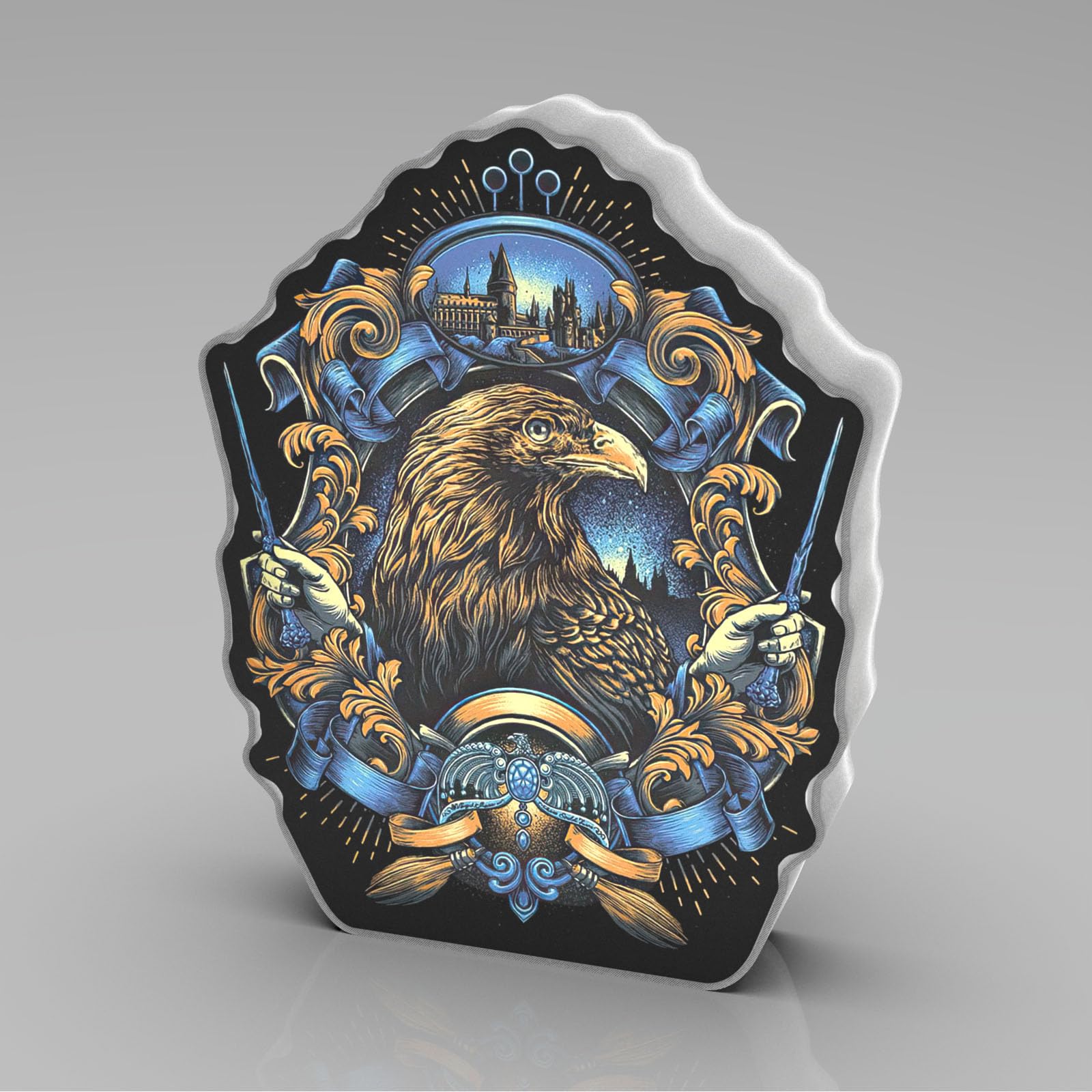 Veilleuse de bureau à LED blason d'aigle magique lumineuse pour décoration