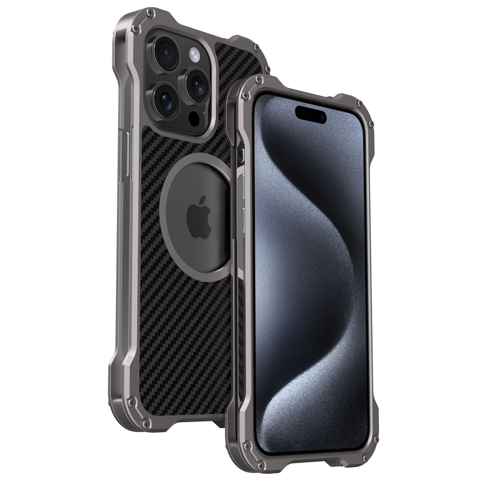 Boîtier iPhone 15 Pro aluminium sans interférence signal - 8