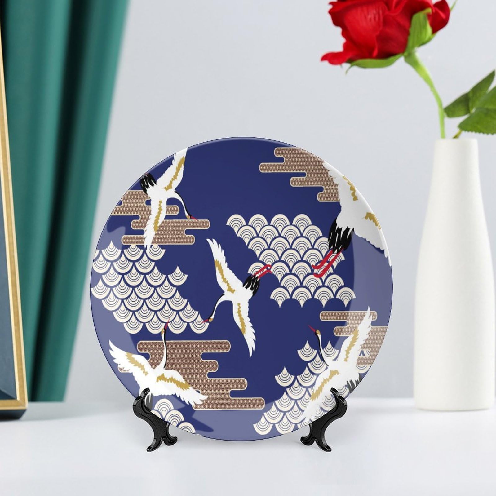 大皿　和風食器　置き物　工芸品　オブジェ 大皿和風食器置き物工芸品オブジェ