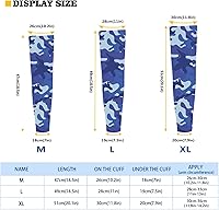 Vista 48 de CLOHOMIN Mangas para brazos, protección solar, mangas de compresión, cubierta de tatuaje para mujeres y hombres, manga deportiva atlética refrescante