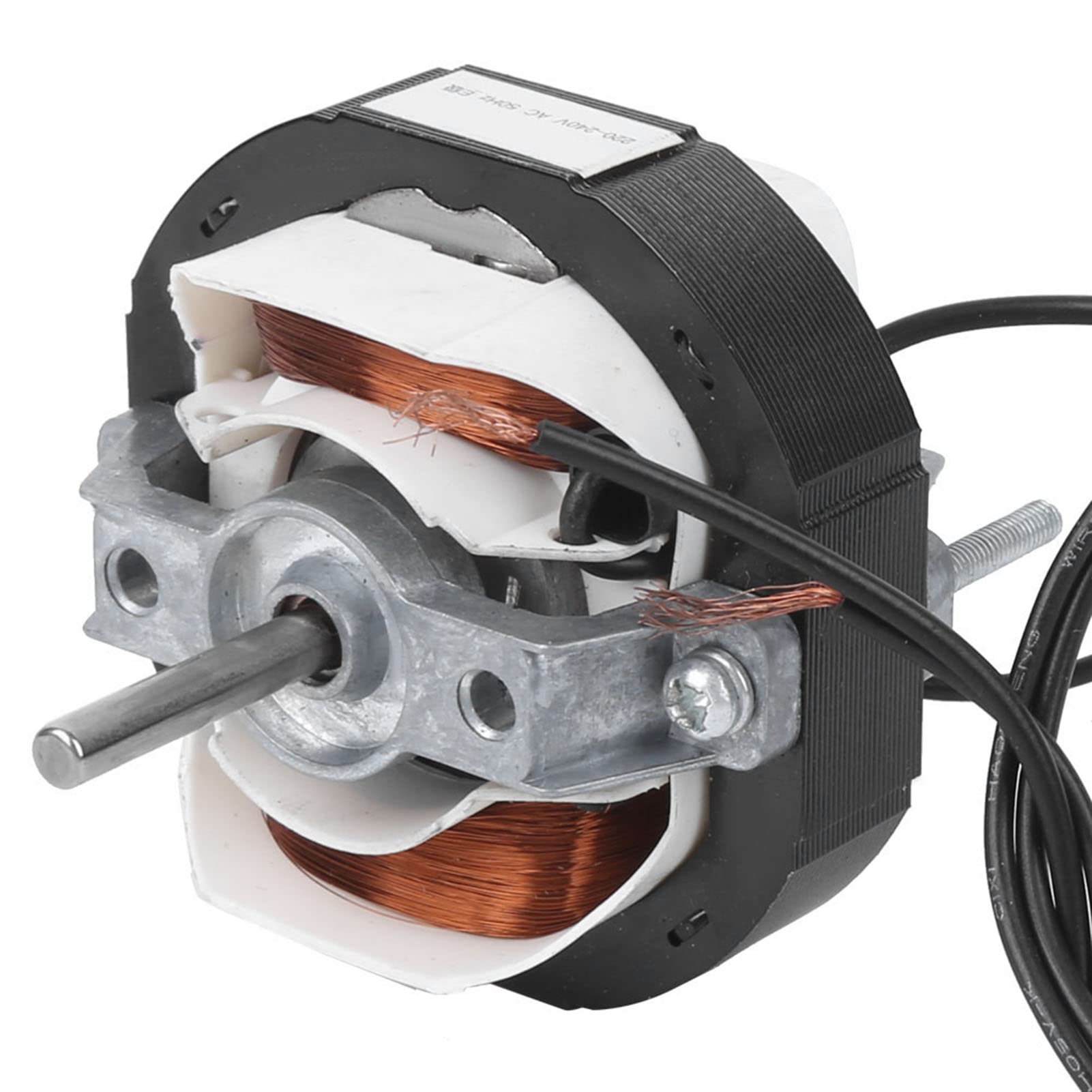 Langlebiger Wechselstrommotor 2400 U/min für Heizgeräte, Luftreiniger, Zubehör, 220 V, Lange Welle YJ5812, Geeignet für den Heimgebrauch