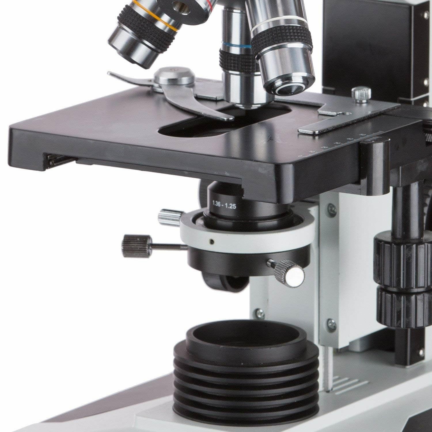 AmScope DK-OIL100 Öl-Dunkelfeldkondensator für Verbundmikroskope