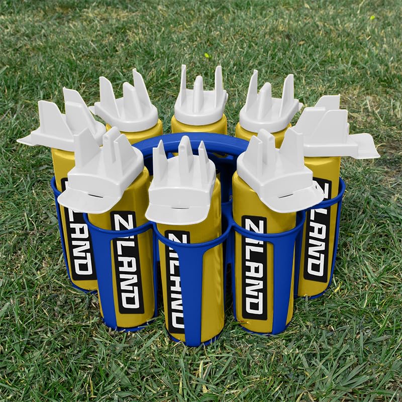 Ziland Hybrid Water Bottle Set (Yellow/White - Blue Carrier) — image 1