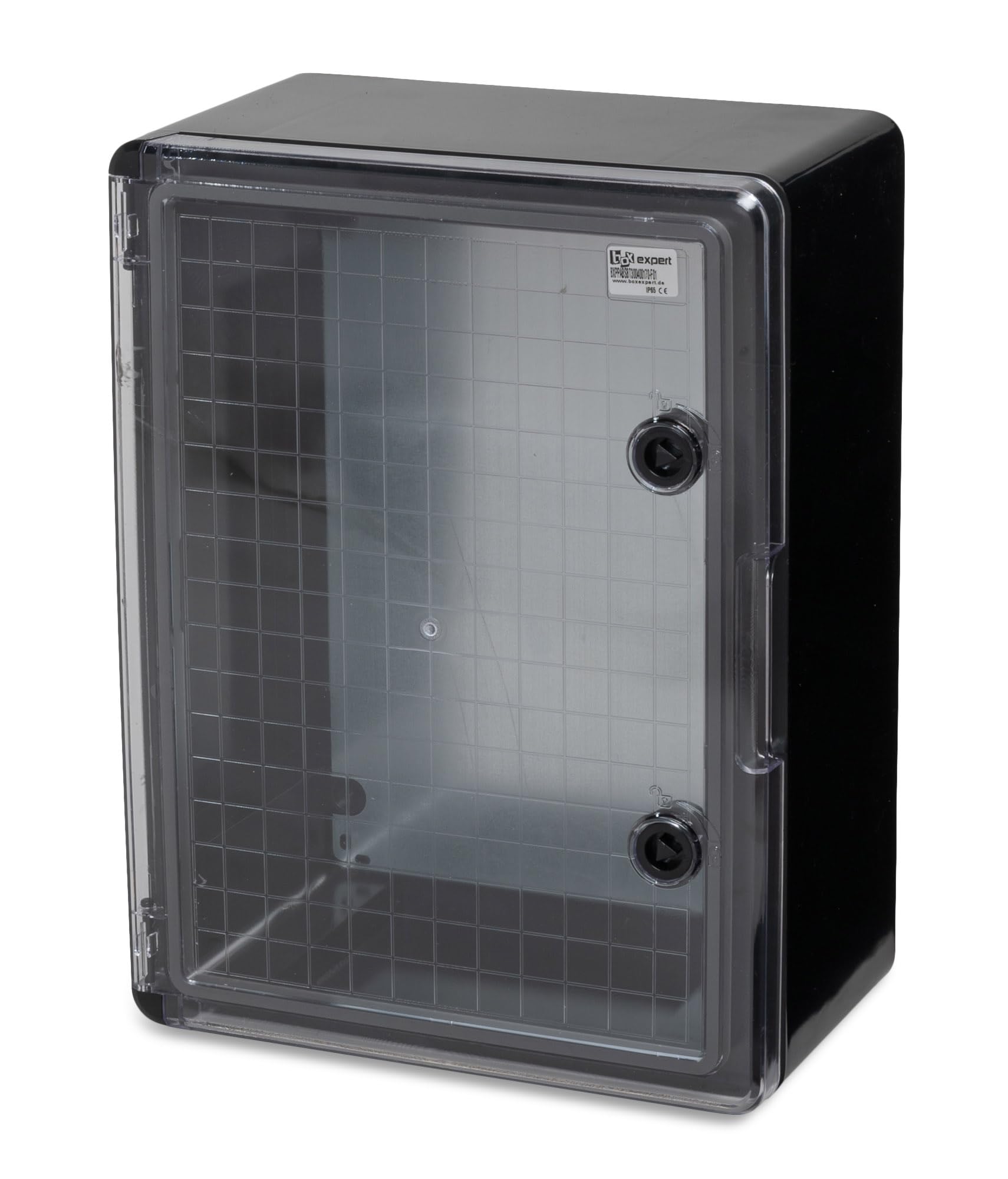 BOXEXPERT cassetta di distribuzione esterno IP65 ABS 400 x 300 x 170 mm Fleet, impermeabile, armadio elettrico/wand, custodia industriale vuota, nera
