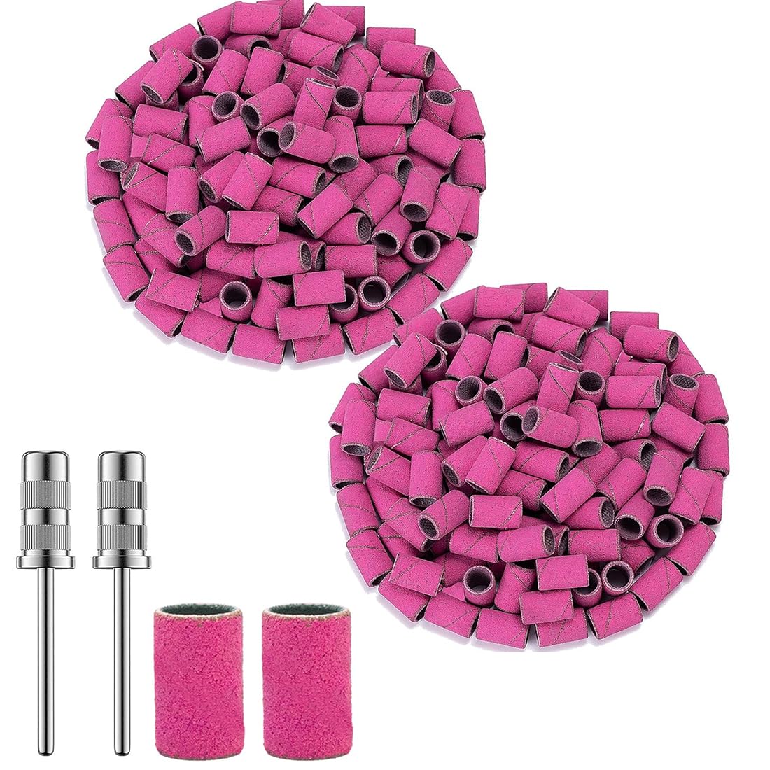 100 Nastri Abrasivi Manicure + 2 Punte Trapano - Per Limaggio Unghie, Grana 180 - Foto 8