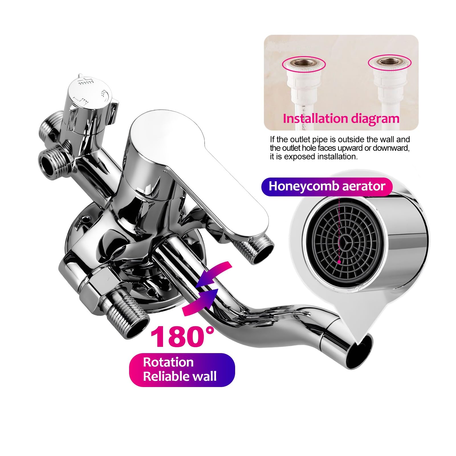Columna Ducha Hidromasaje Ducha en Acero Inoxidable de Altura Adjustable Set Ducha con Ducha Mano y Alcachofa Rociador Superior en Acero