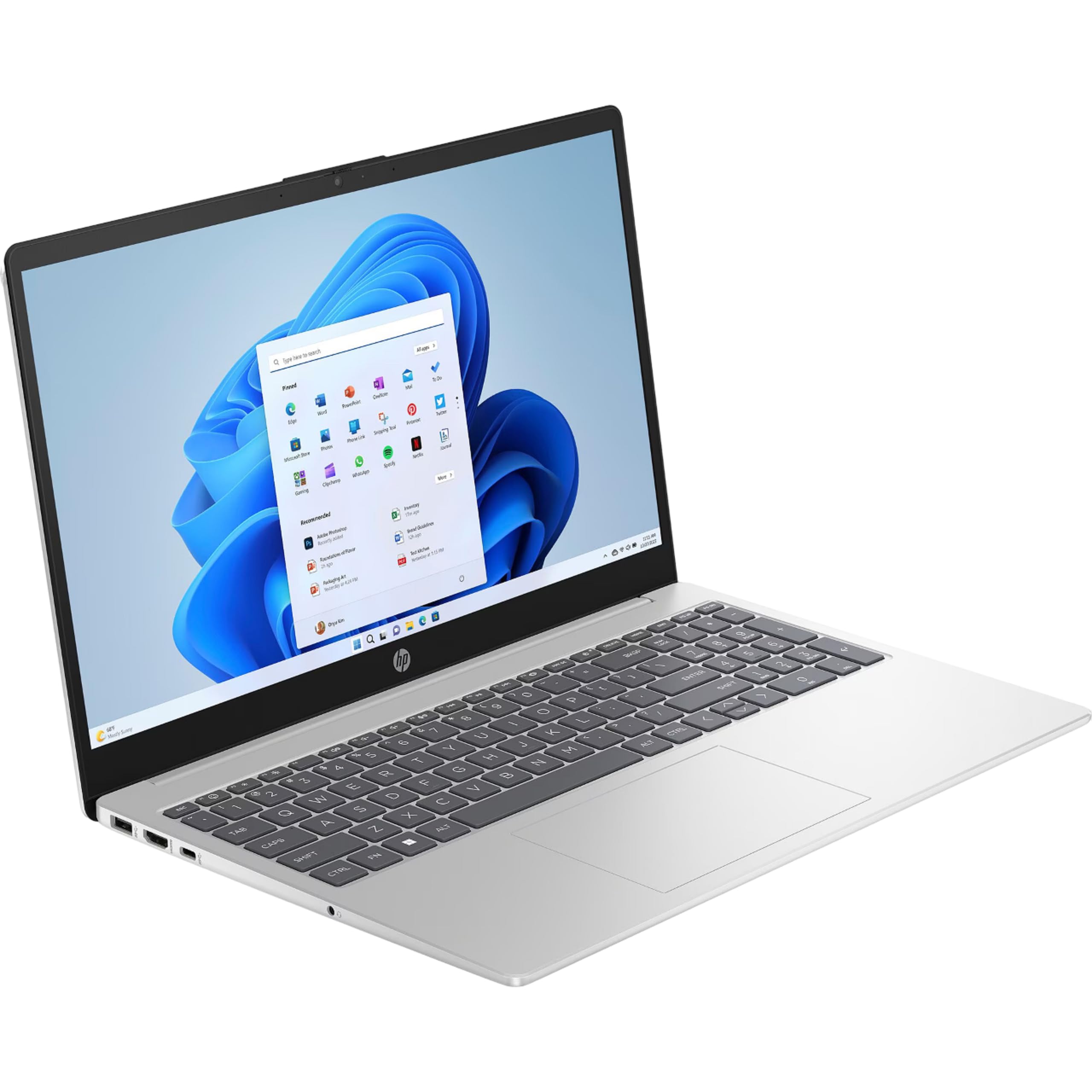 HP Laptop 15,6 Zoll IPS Full-HD, Intel N100, 4 x 3.40 GHz, 8 GB RAM, 512 GB SSD, Intel UHD Graphics, Norton 360, Windows 11
