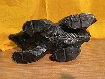 Amazon.co.jp: 木彫り熊 熊の木彫り 釘目 時代物 変わり熊 木彫り