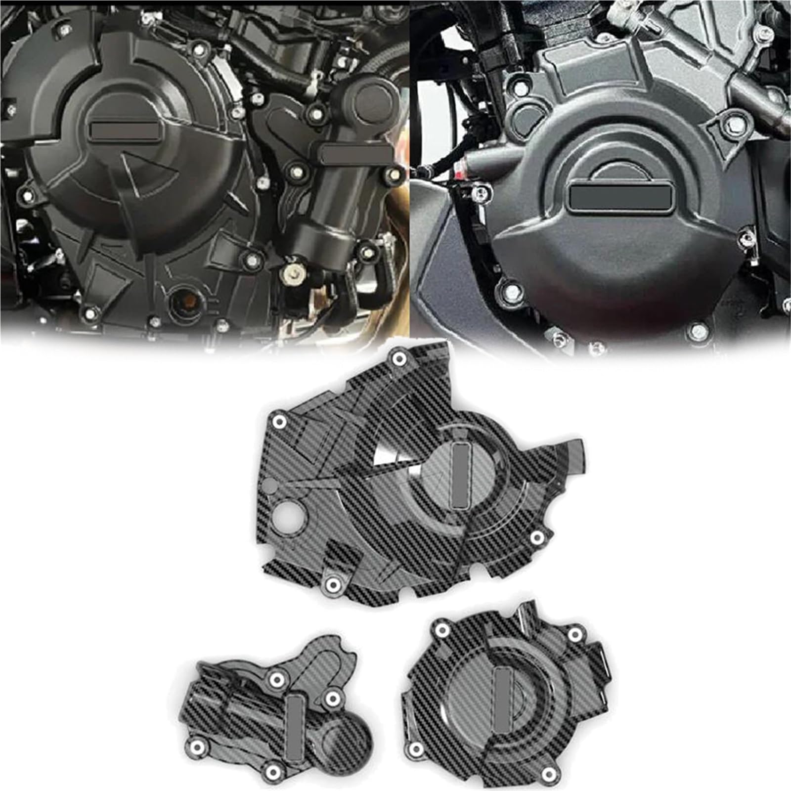 Caches de carter moteur Suzuki GSX-8S GSX-8R ABS 2023 2024 2025 moto