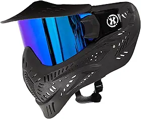 HK Army Máscara de Paintball Airsoft Hstl Goggle com Lente Térmica Antiembaçante (Lente Preta/Gelo)