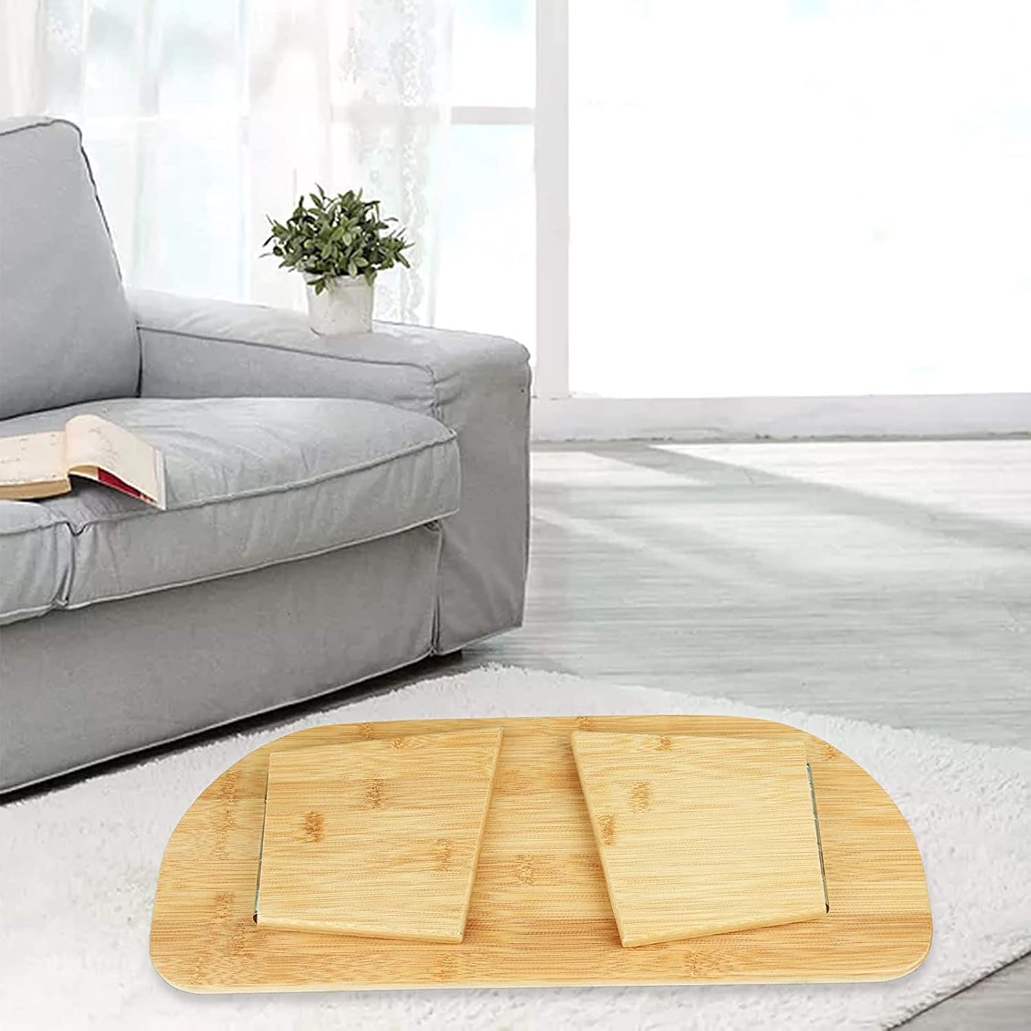 Bamboo Meditation Bench, Handmade Eco Friendly Wooden Kneeling Ergonomic Yoga Stool, Yoga, Prayer, 20x7.5x7.3 inch
