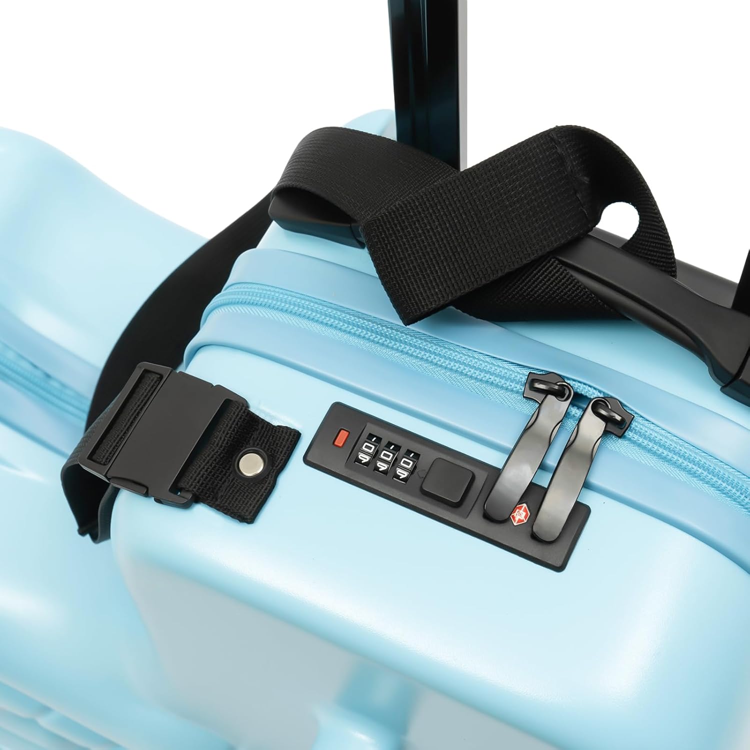 DNYSYSJ Children's Ride On Luggage, 20" Kid's Trolley Suitcase with Universal Wheels and Password Lock, Carry On Luggage Rolling Luggage, Aged 1-6 Years, ABS+PC (Blue, Snail Pattern)