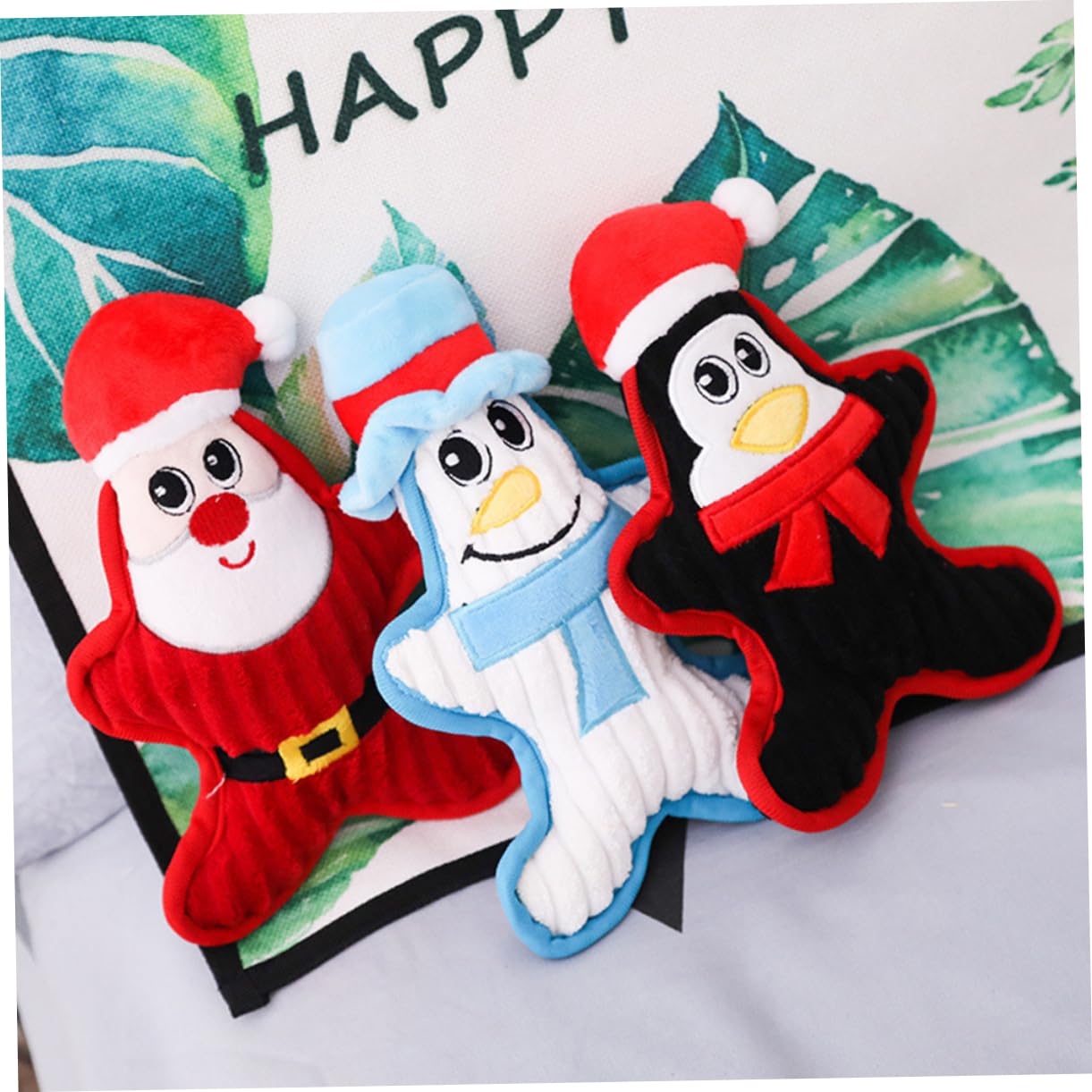 Sosoport 6pièces Jouets Squeaky pour Chiens Et Accessoires De Molarité pour Animaux De Compagnie pour Entraînement Divertissement