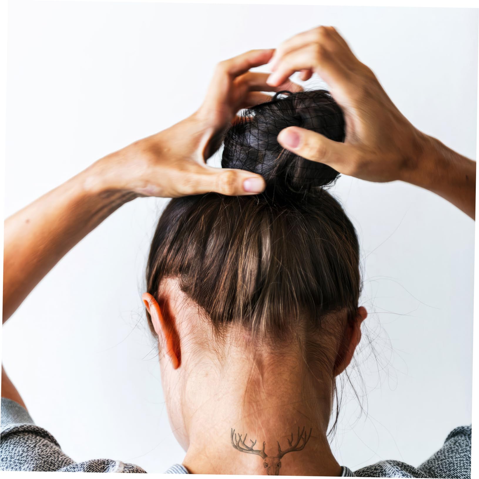 10 Sets Unsichtbare Haarnetze Für Die Küche Haarnetze Mit Elastischem Rand Und Netzgewebe Weiches Bequemes Design 100 Stück * 10