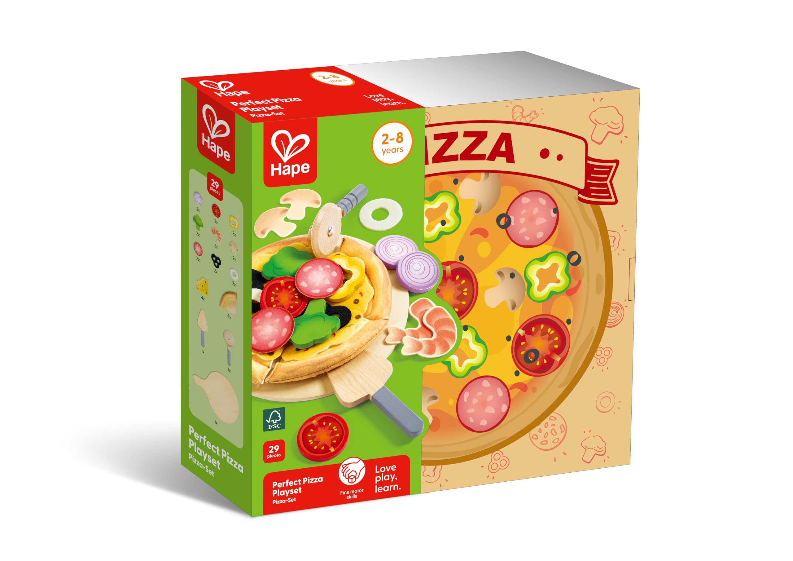 Hape E3173 - Set da Gioco Pizza Perfetta