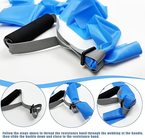 Miniatura 2 de Bandas de resistencia profesionales. Sin látex, bandas de entrenamiento, bandas elásticas para entrenar mujeres u hombres, juego de bandas de
