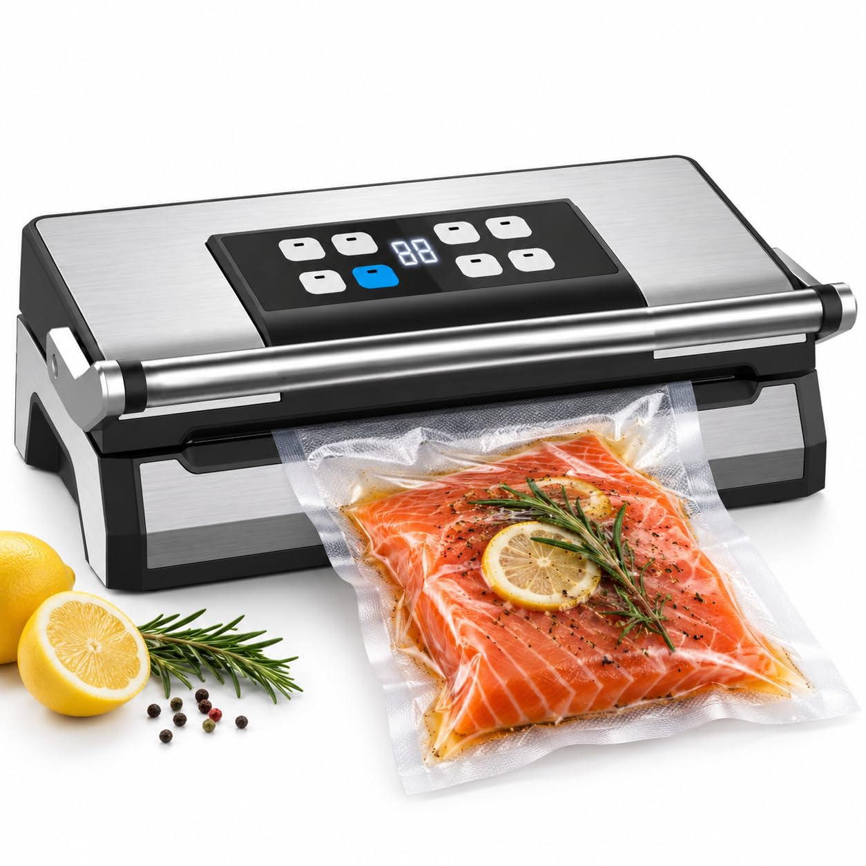 Machine à emballer sous vide, longueur de fermeture de 30 cm, pompe double