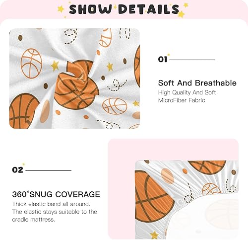 Miniatura 5 de Sábana para cuna de bebé, diseño de dibujos animados, para niños y niñas, sábana de juegos suave, transpirable, ajustada, funda de colchón de bebé