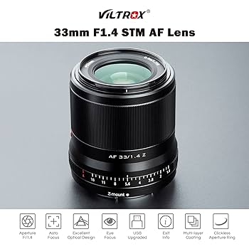 Amazon | VILTROX 33mm F1.4 広角レンズ Nikon Zマウント用 瞳AF