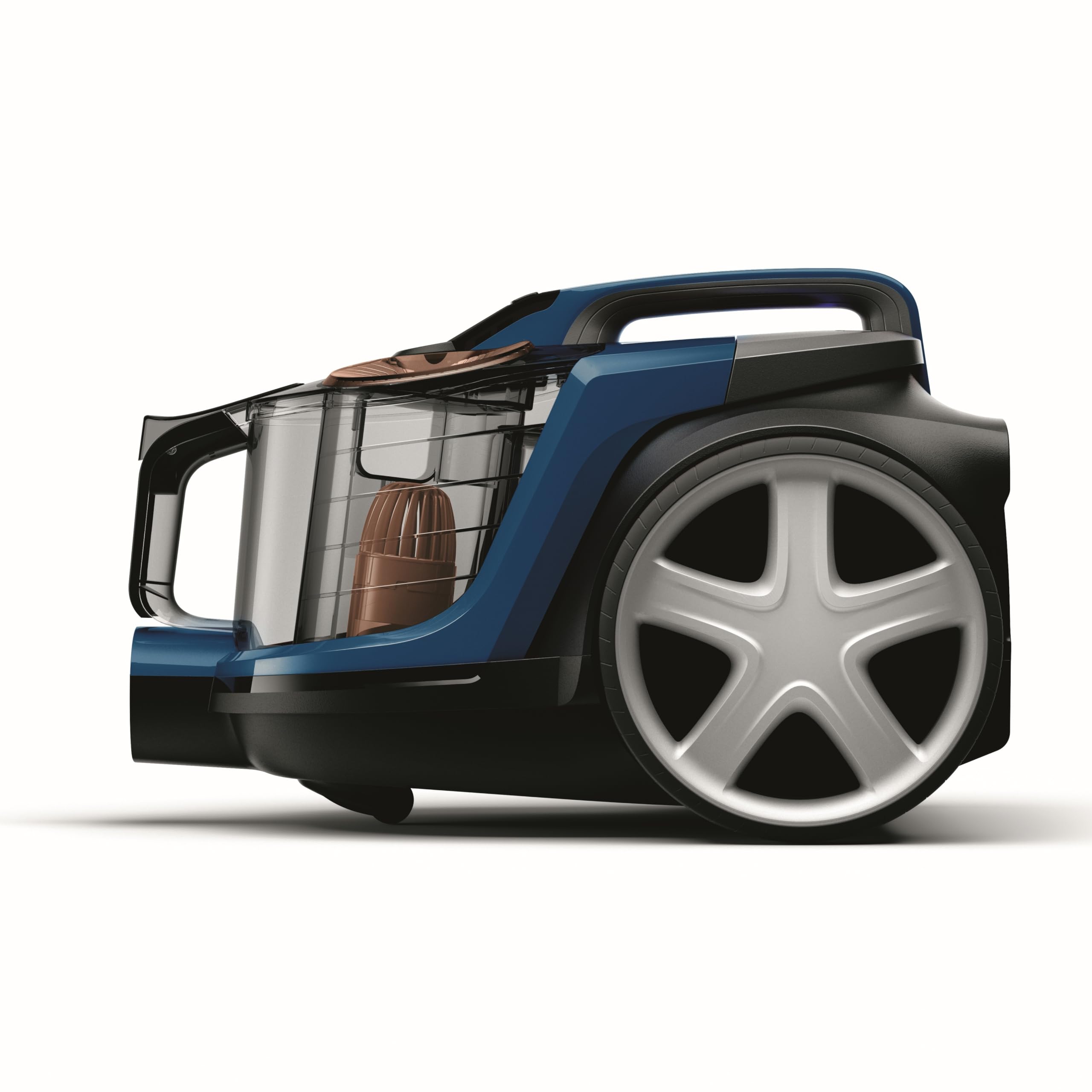 Philips PowerPro Expert Aspirapolvere Senza Sacco - Motore Potente da 900W, Filtro HEPA Allergy Lock, TriActive+ per Pavimenti e Tappeti, Blu (FC9745/09)