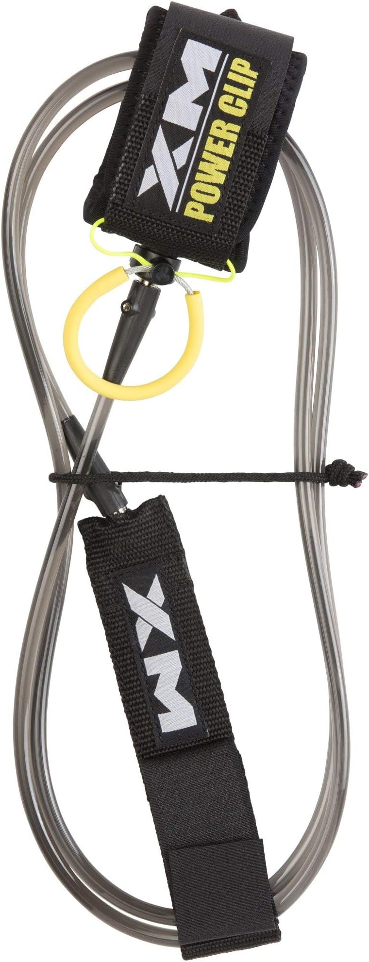 Big Wave 6ft-20ft Surfboard Leash with Power Clip Quick Release Upgrade, Cord Thickness (.313in), Key Pocket, Unbreakable Swivels, Detachable Railsaver, Made in USA